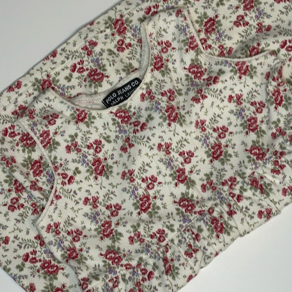 Vintage Polo Jeans Co. Ralph Lauren Floral Sundress 3T always nonsmoking home